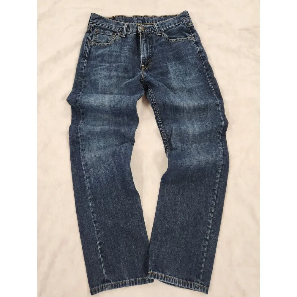 Levis 514 Mens Jeans 30x28 (marked 30x30) Medium Wash Straight Leg Classic Denim